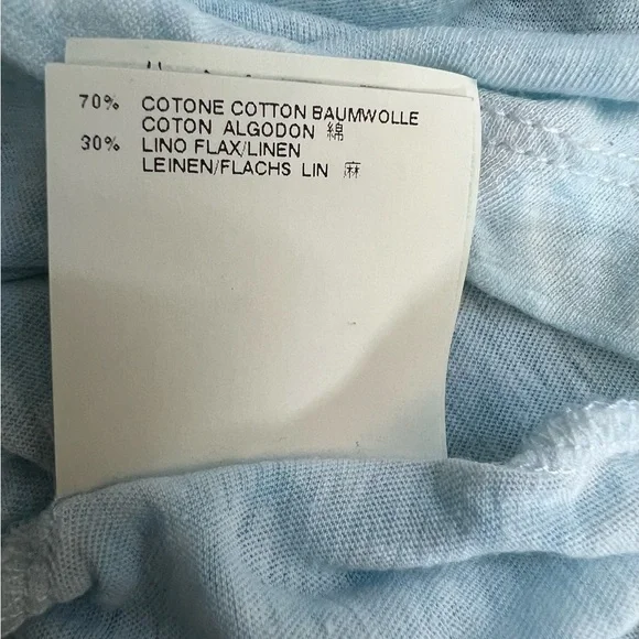 Men's "DSQUARED2" Light Blue Tank Top